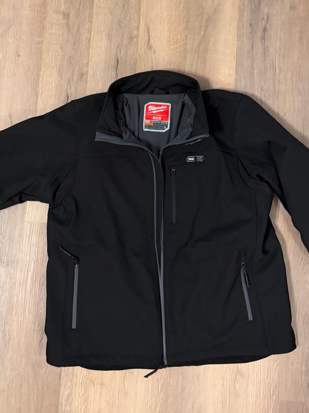 Milwaukee M12 Heated Soft Shell Jacket Black 2XL Men’s Full Zip